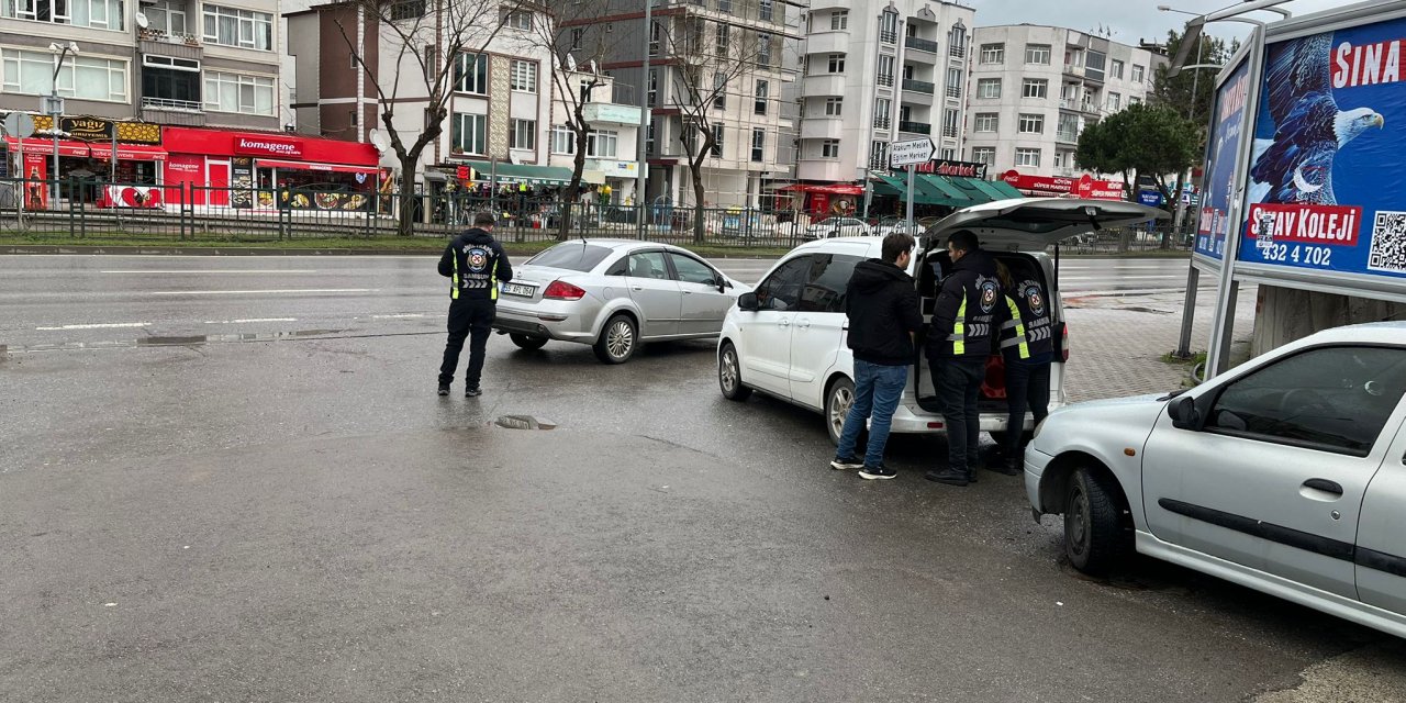 Samsun’da korsan taşımacılık yapan 15 sürücüye 58 bin lira ceza