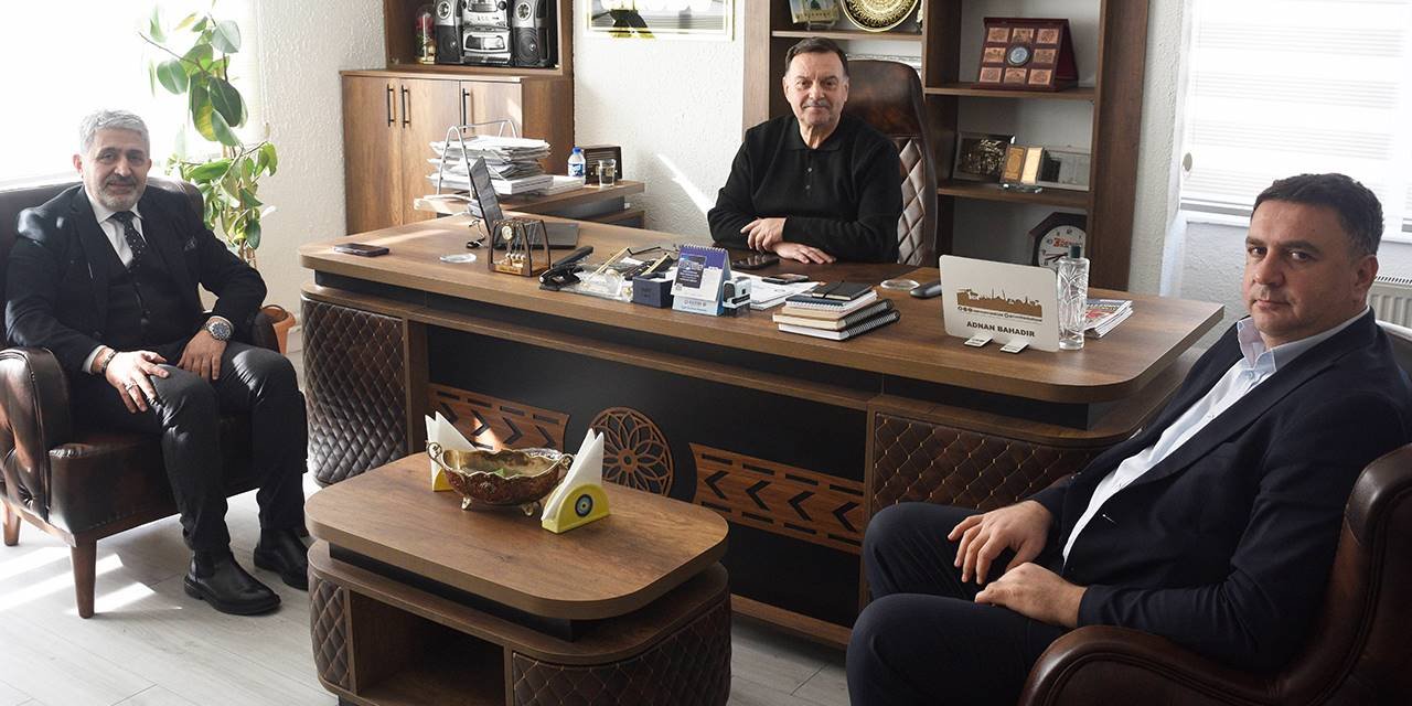 İsa Erfalay ve İbrahim İnan'dan Adnan Bahadır'a ziyaret