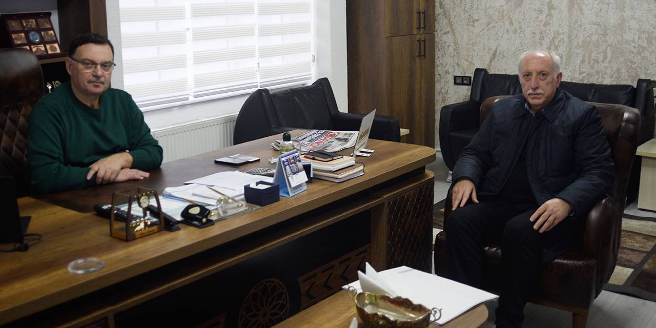 Hüseyin Yalgın'dan Adnan Bahadır'a ziyaret