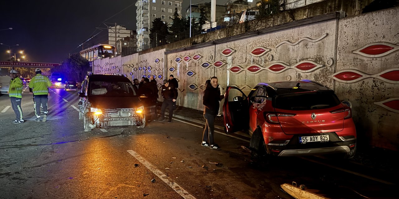 Zincirleme trafik kazasında 1 kişi yaralandı