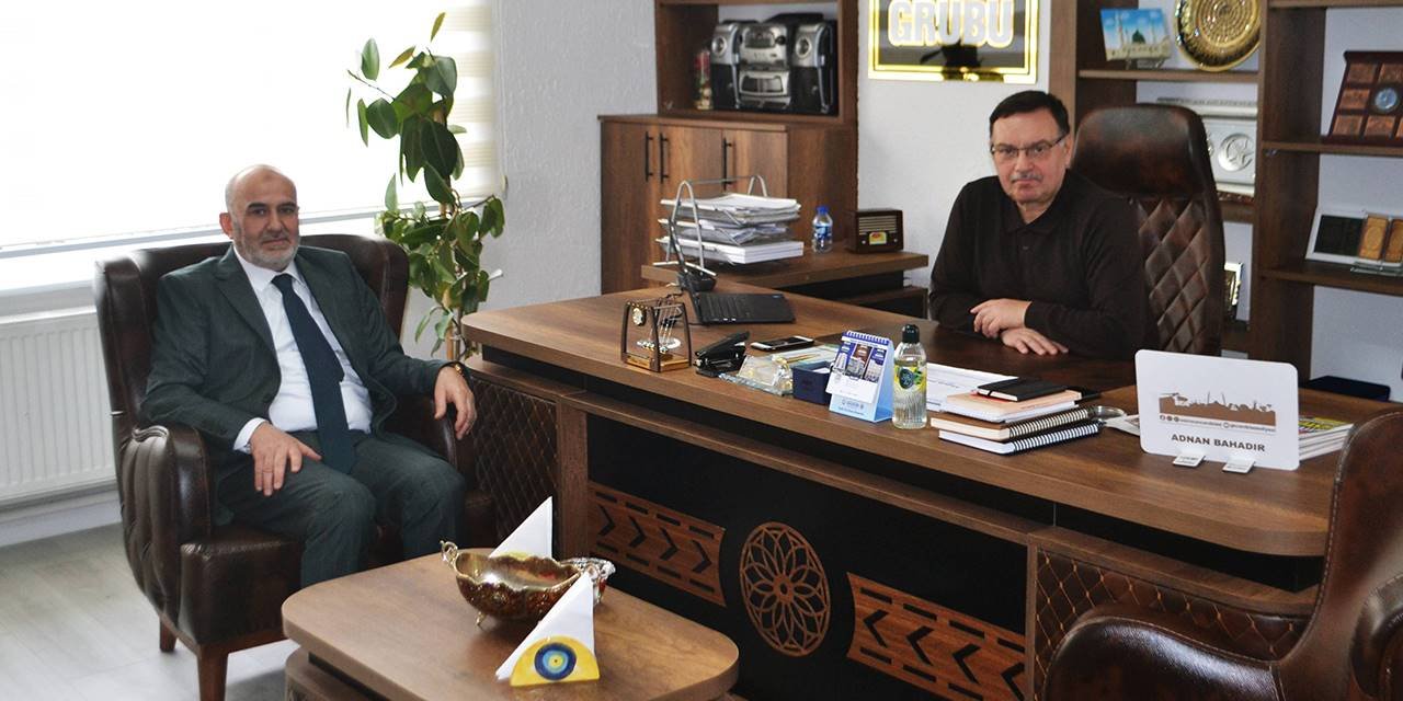 Müftü Ömer Yay'dan Adnan Bahadır'a ziyaret