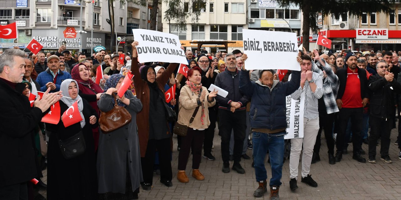 Mahalle sakinleri açıklama yaptı