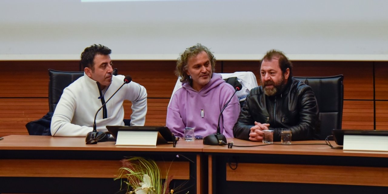 Oyuncular OMÜ’de öğrencilerle buluştu