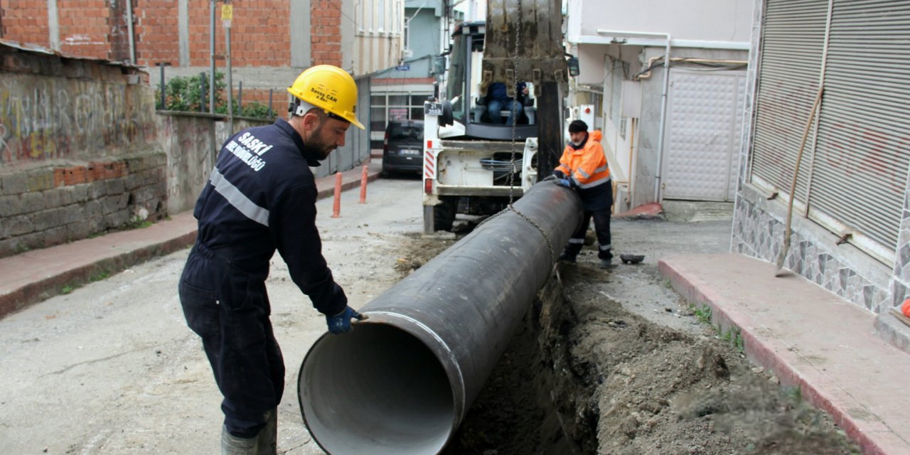 İçme suyu hattı çalışması başladı