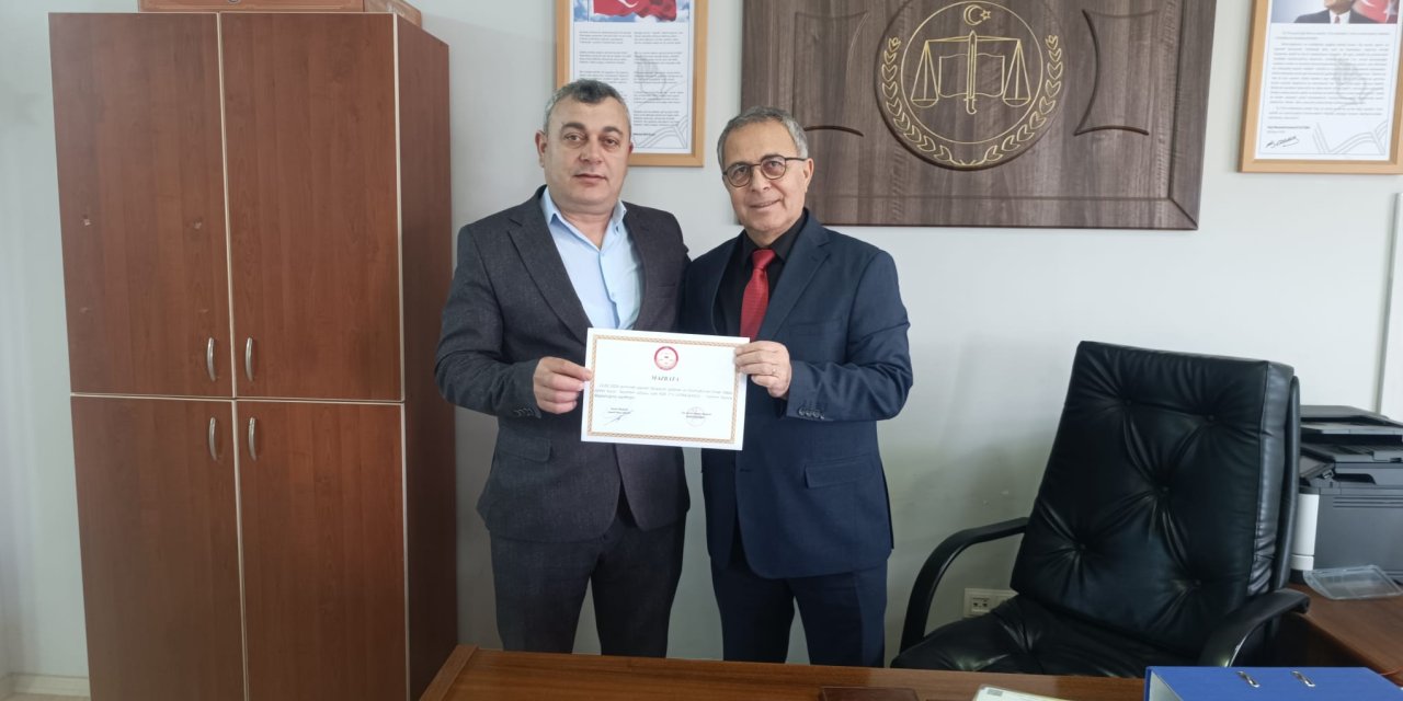 Başkan Kök mazbatasını aldı