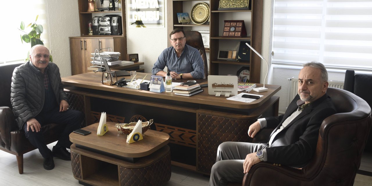 Arslan ve Yıldırım'dan Adnan Bahadır'a ziyaret