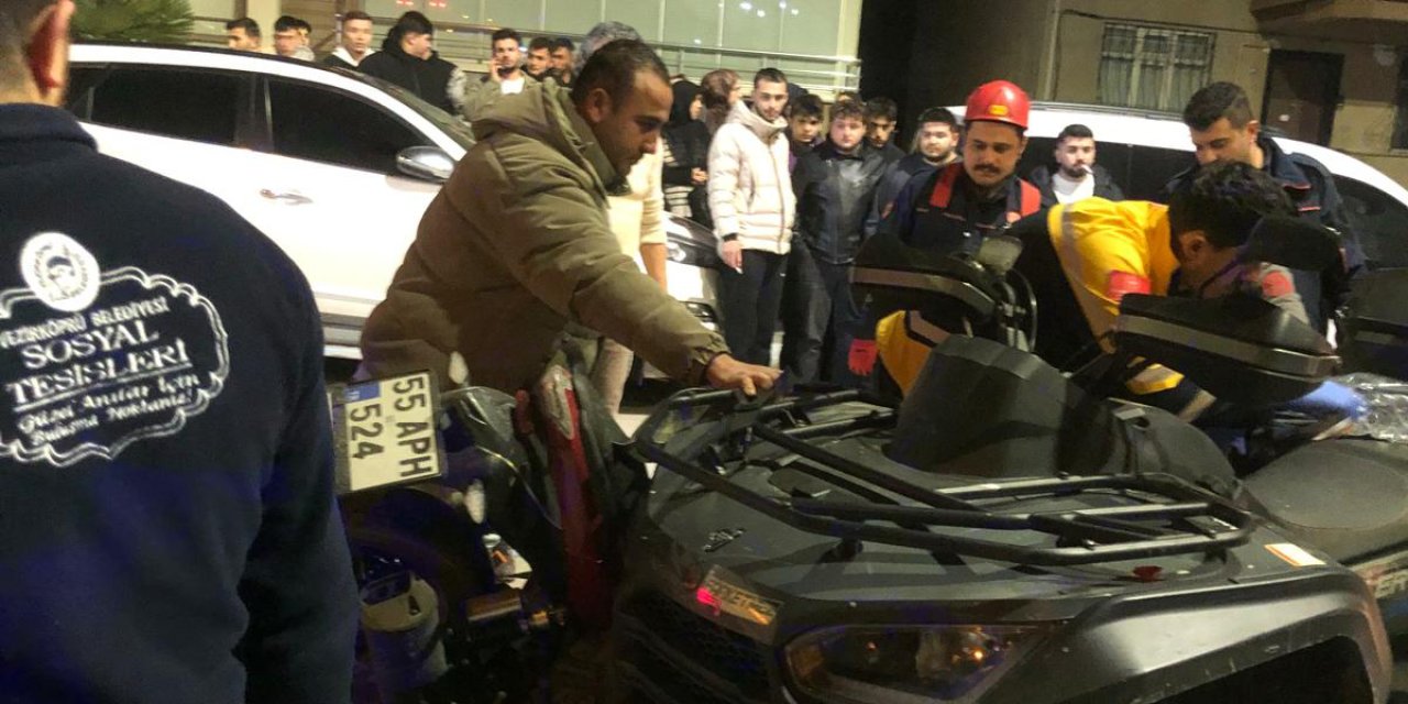 Trafik kazasında 4 kişi yaralandı