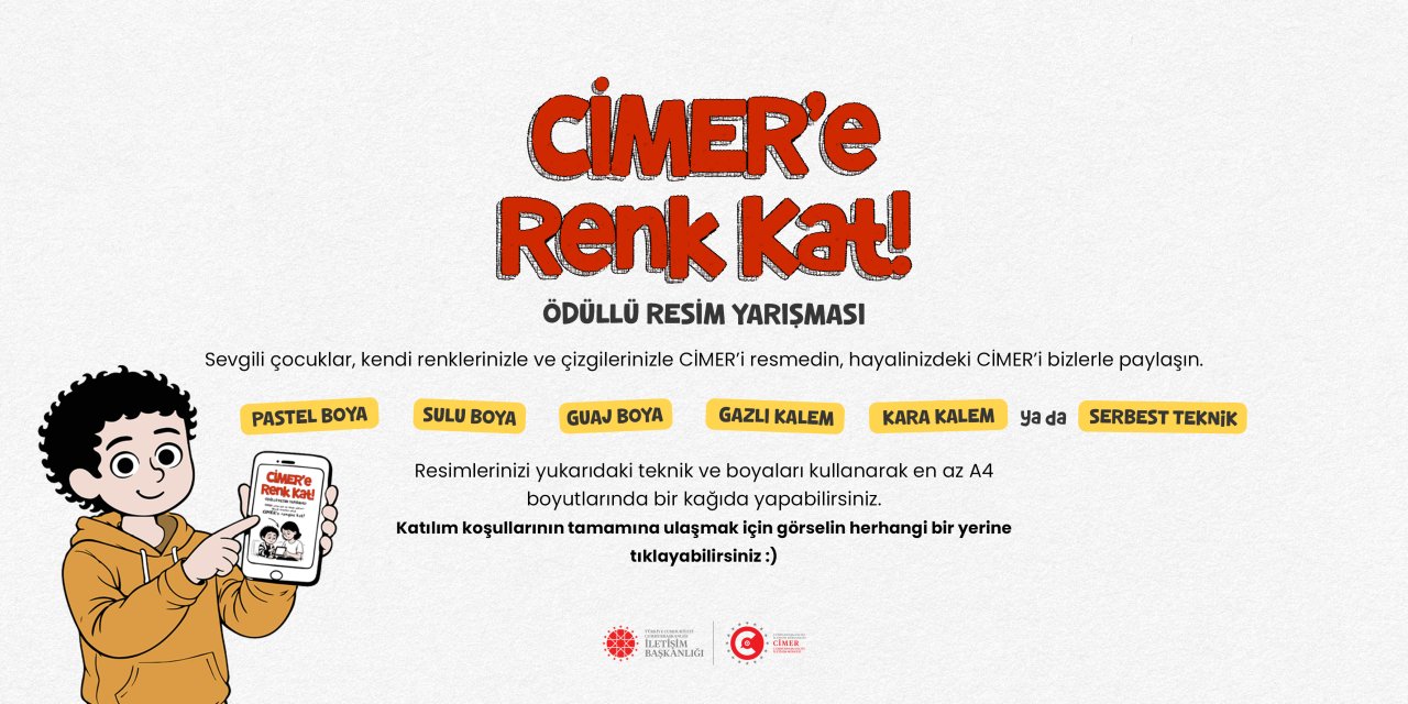 CİMER ödüllü resim yarışması başlattı