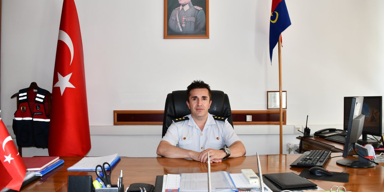 İlçe Jandarma Komutanı Binbaşı İstanbul, Vezirköprü'deki görev süresini tamamladı