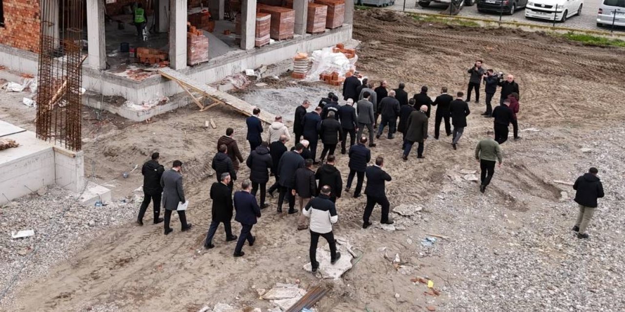 Yeni hizmet binalarının inşaatları sürüyor