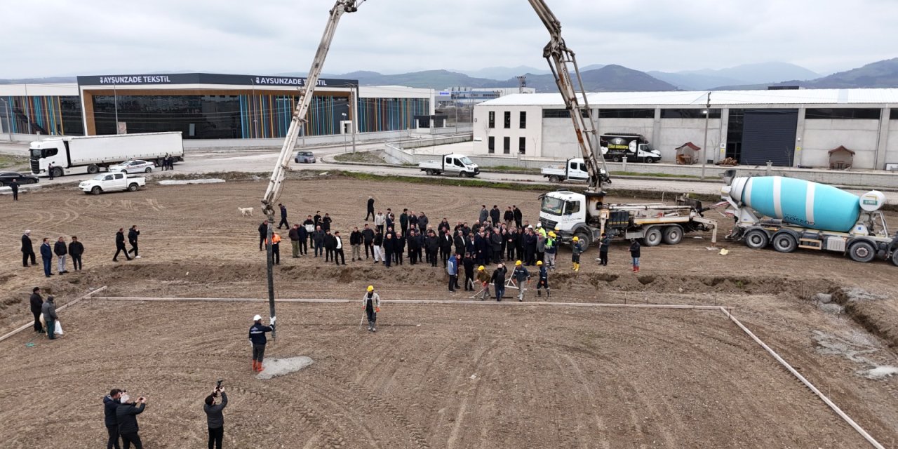 Bafra Karma OSB'de bin kişilik caminin temeli atıldı