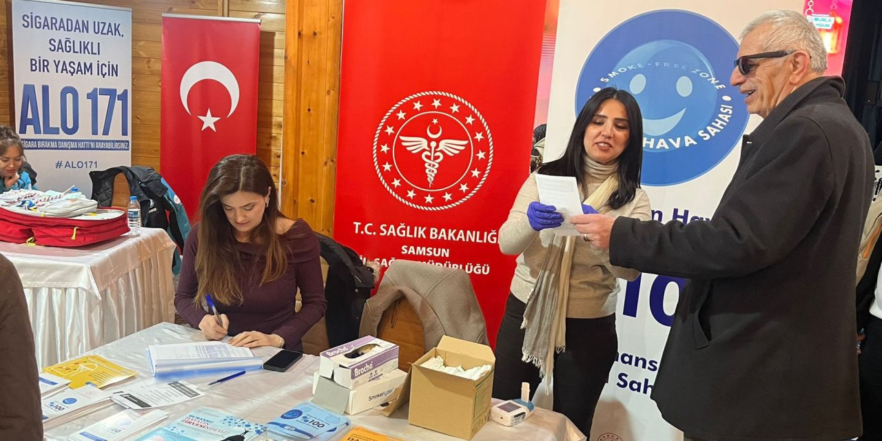 Samsun'da farkındalık etkinliği gerçekleştirdi