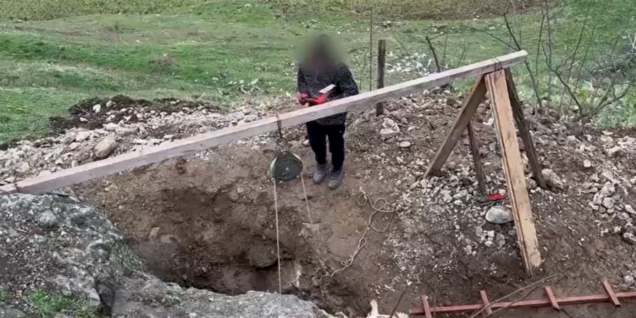 İzinsiz kazı yapan 4 kişi suçüstü yakalandı