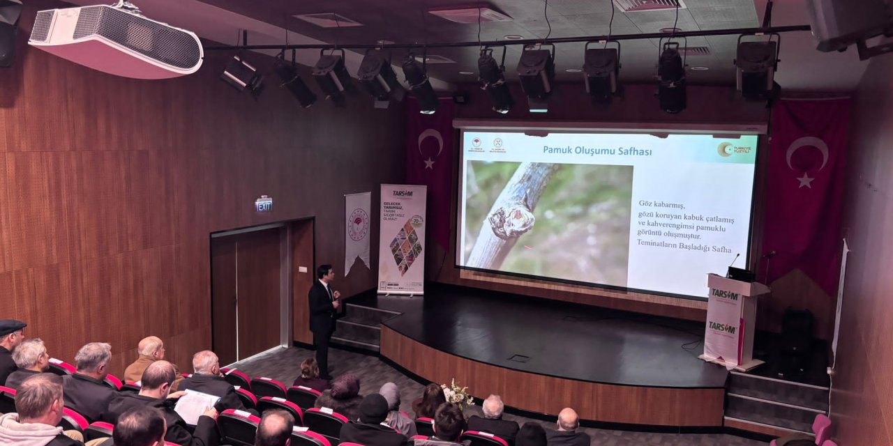 Asarcık'ta çiftçilere bilgilendirme yapıldı