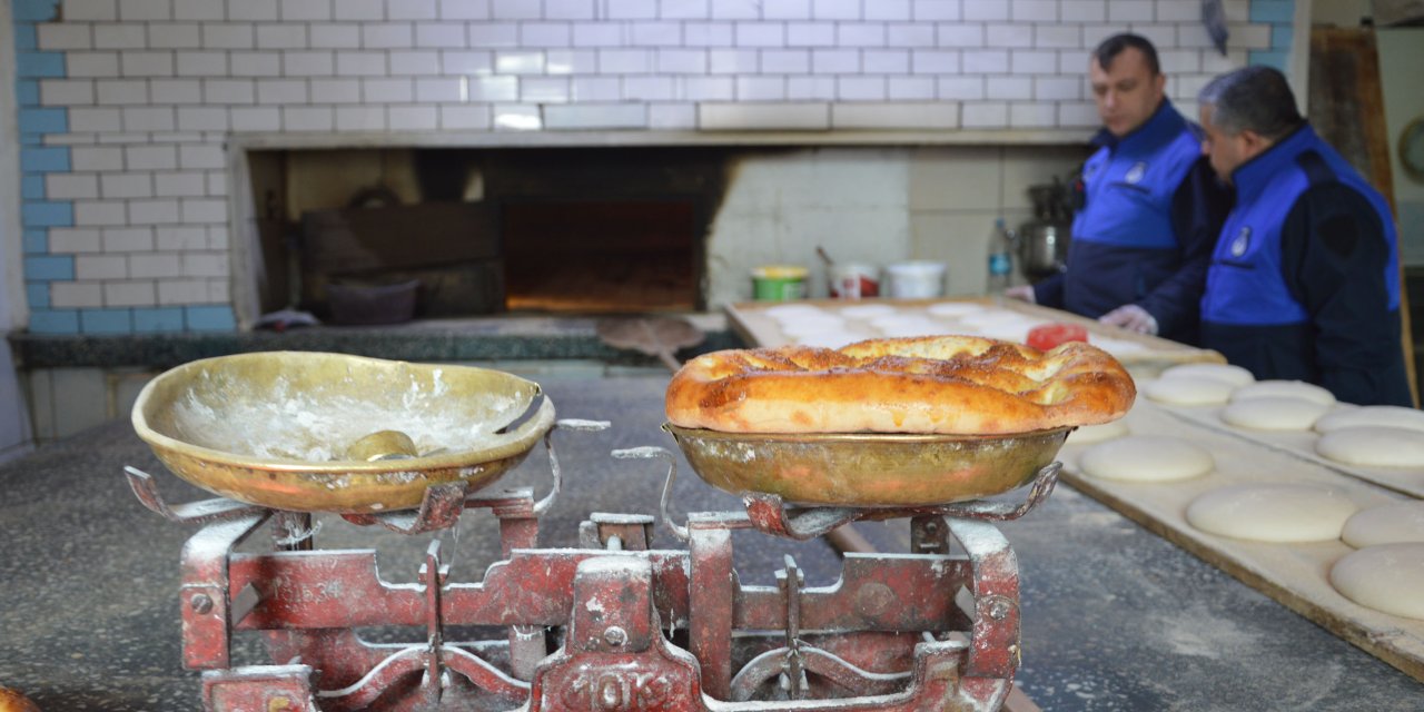 Ramazan pidesine gramaj denetimi