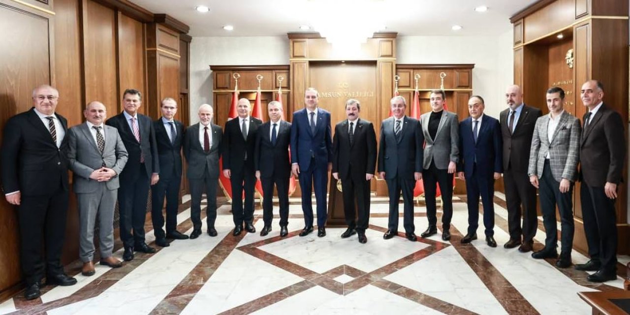 Samsun’da sektör temsilcileriyle buluştu