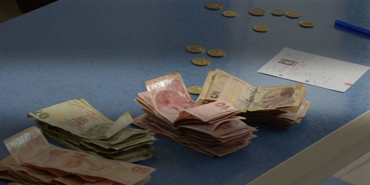 Dilencilik yapan kişinin üzerinde 1740 lira bulundu