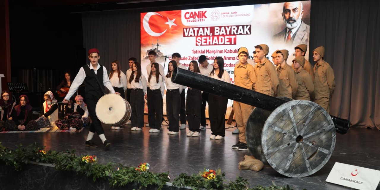 Canik'te Vatan, Bayrak, Şehadet programı düzenlendi