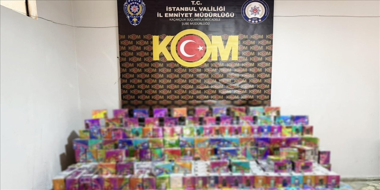 20 bin 300 kaçak elektronik sigara ele geçirildi