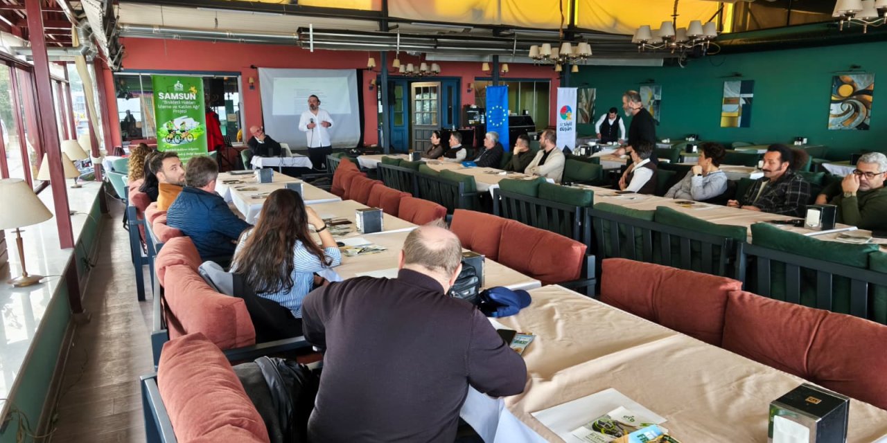 Samsun’da bisikletli hakları çalıştayı düzenlendi