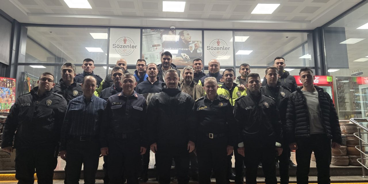 Güvenlik güçleri iftar sofrasında buluştu