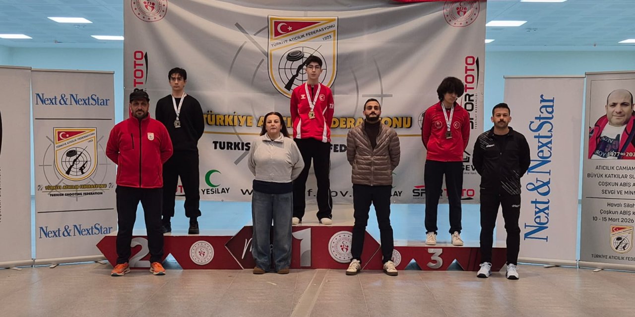 Samsunlu sporcular atıcılıkta Türkiye derecesi elde etti