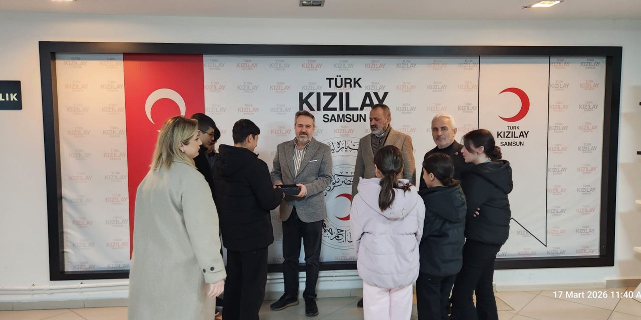 Devlet korumasındaki çocuklardan Gazze'ye bağış