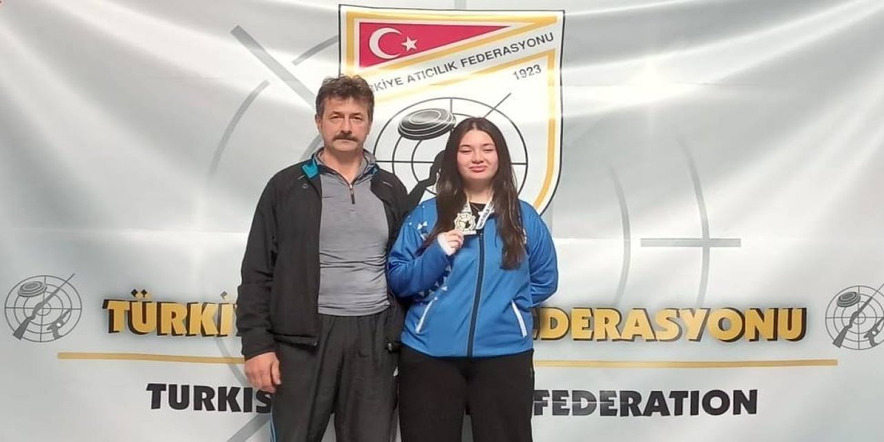 Samsunlu sporcu Türkiye üçüncüsü oldu