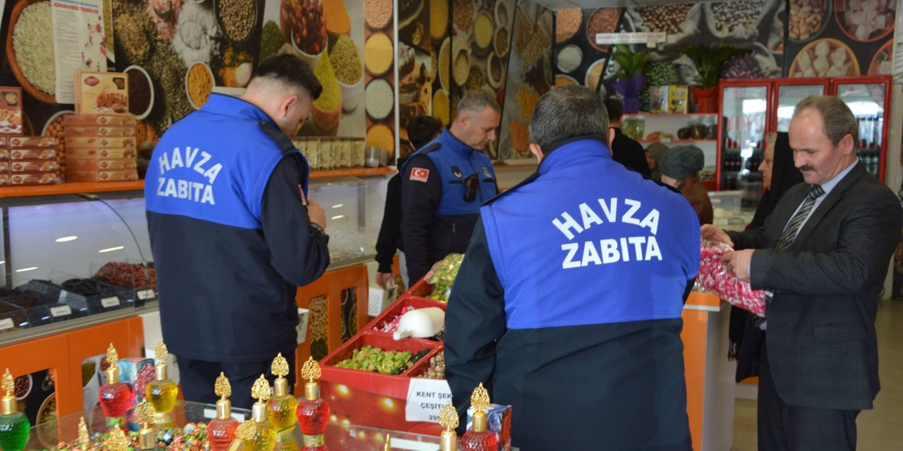 Zabıta ekiplerinden bayram şekeri denetimi