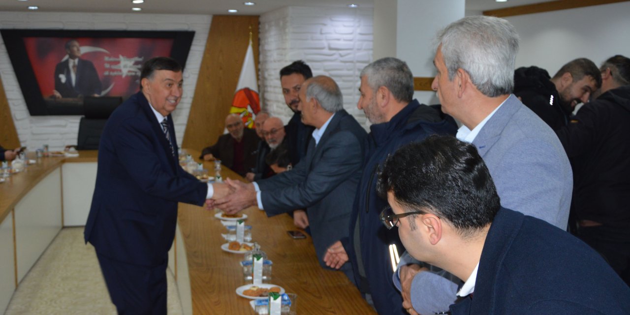Havza Belediyesinde bayramlaşma programı