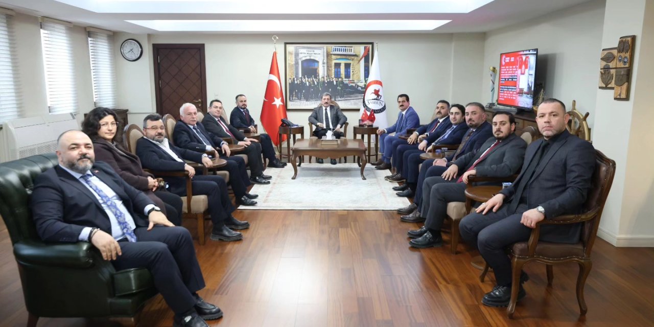 ASFED Samsun İl Yönetiminde Vali Tavlı’ya ziyaret
