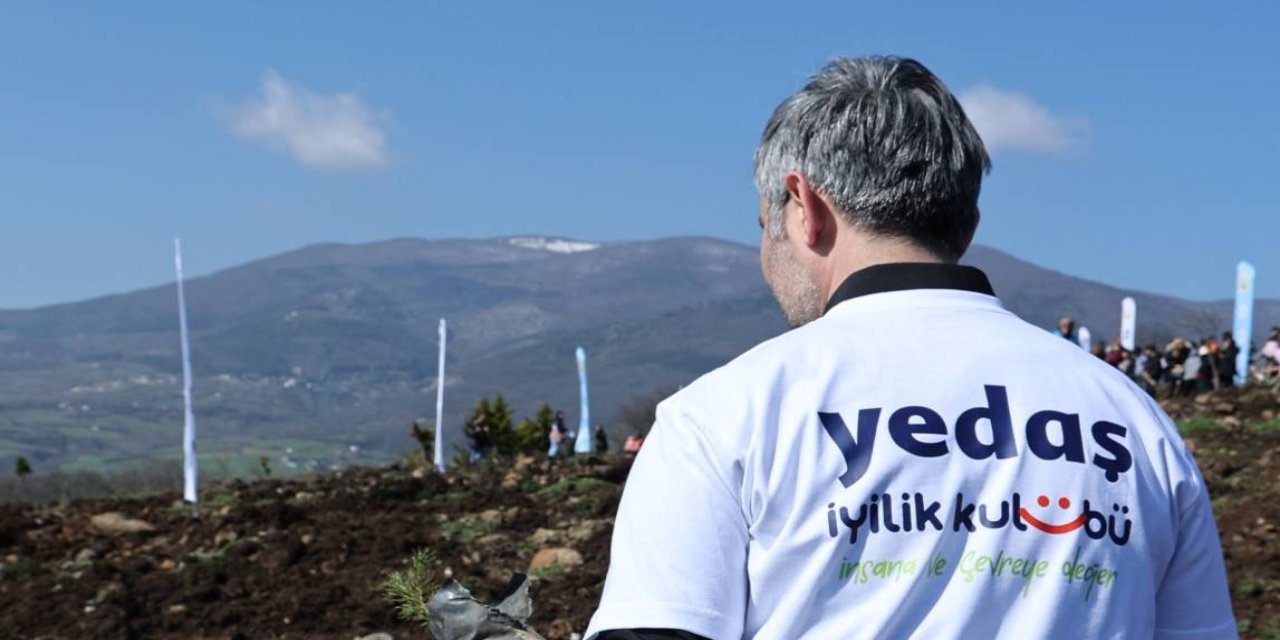 YEDAŞ yüzlerce fidanı toprakla buluşturdu