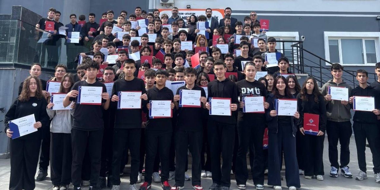 OMÜSEM lise öğrencilerine eğitim verdi