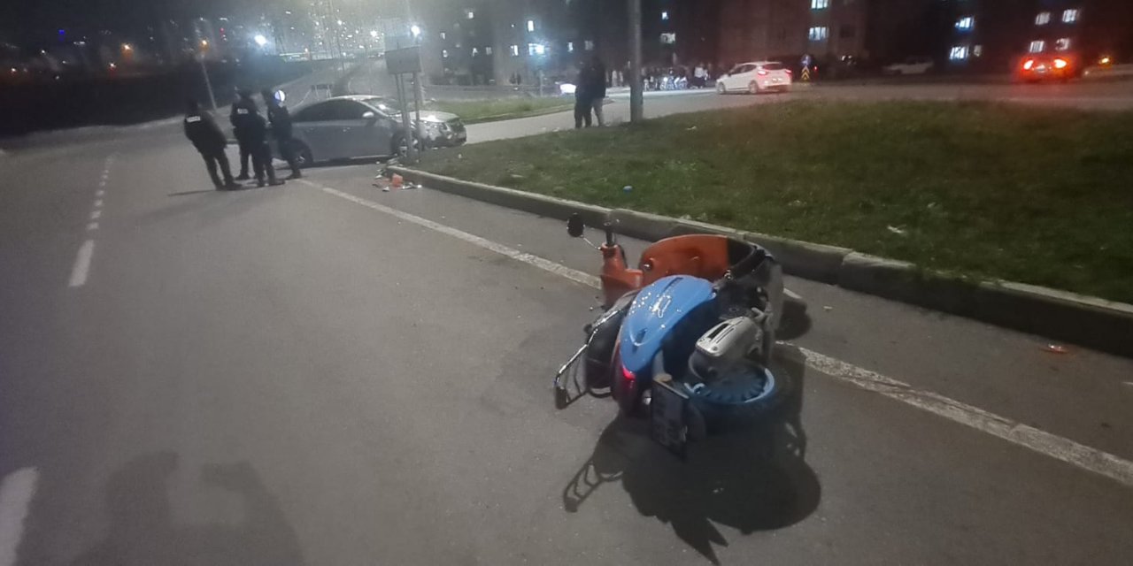 Trafik kazasında 2 kişi yaralandı