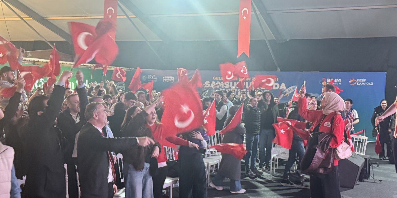 Samsun'da Milli Takım coşkusu yaşandı