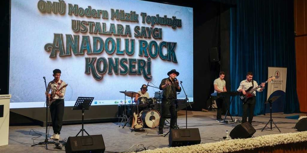 Ustalara Saygı Anadolu Rock Konseri düzenlendi