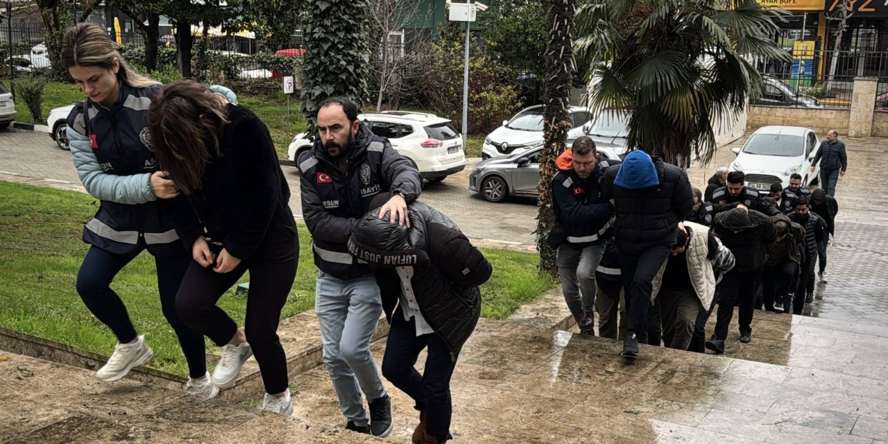 Gözaltına alınan 13 şüpheliden 9’u tutuklandı