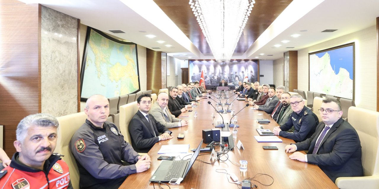 Samsun’da kritik maçlar öncesi güvenlik zirvesi