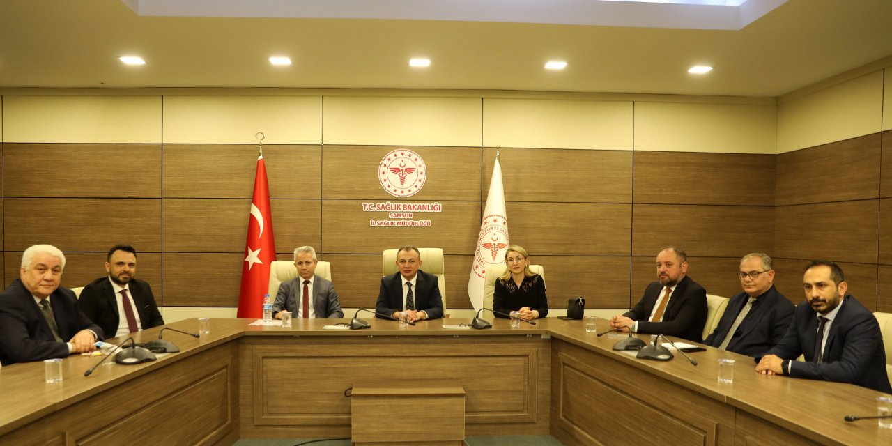 Samsun İl Sağlık Müdürlüğü’nde değerlendirme toplantısı yapıldı