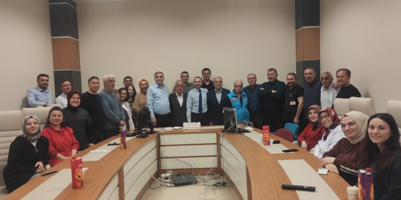 Emekli personele veda programı düzenlendi