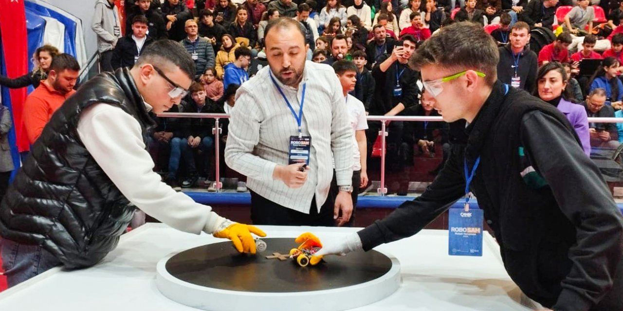 Canik'te ROBOSAM Robot Yarışması heyecanı