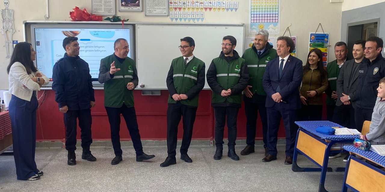 Öğrencilere bağımlılıkla mücadele eğitimi verildi