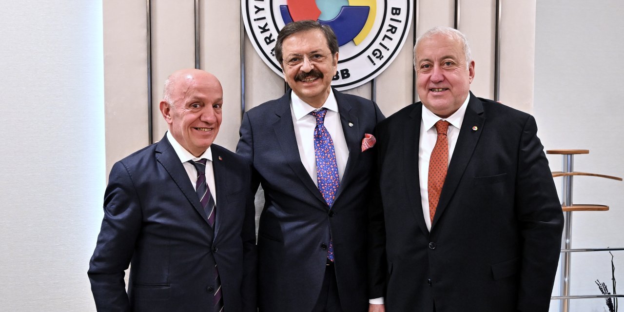 Yılmaz ve Çakır’dan Hisarcıklıoğlu’na ziyaret