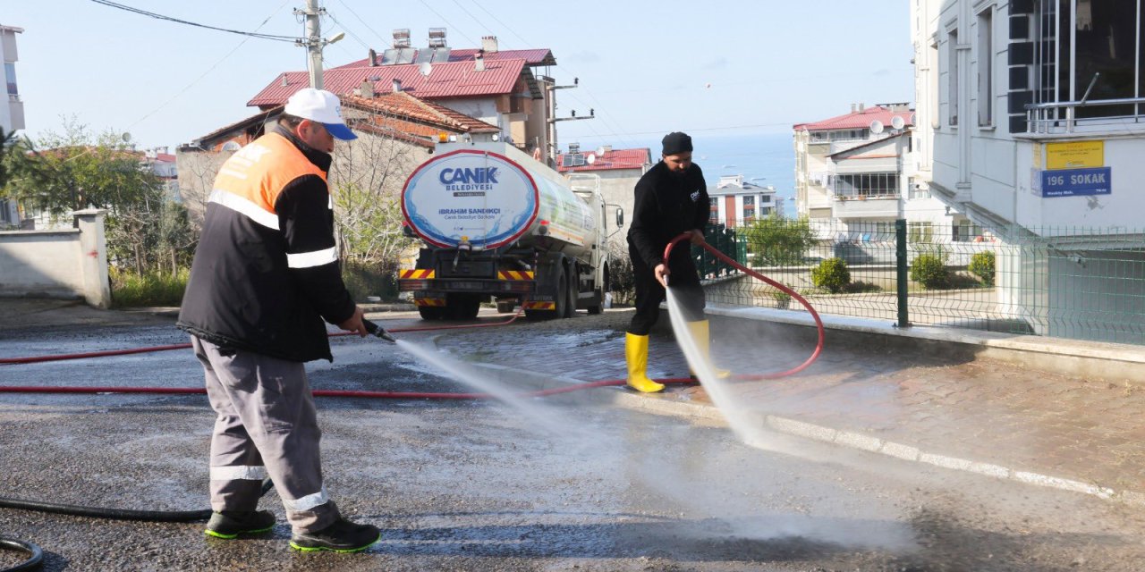 Temiz ve ferah sokaklar için yoğun mesai