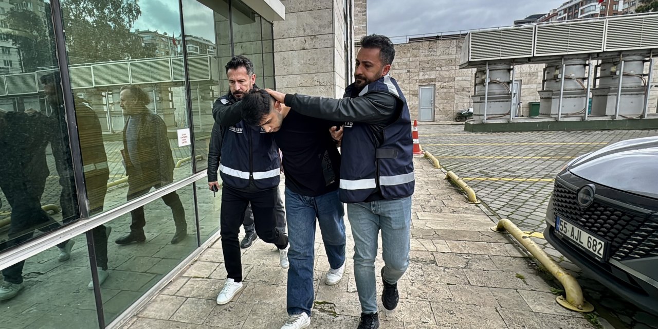 Samsun'da tartıştığı arkadaşını öldüren zanlı, adliyede