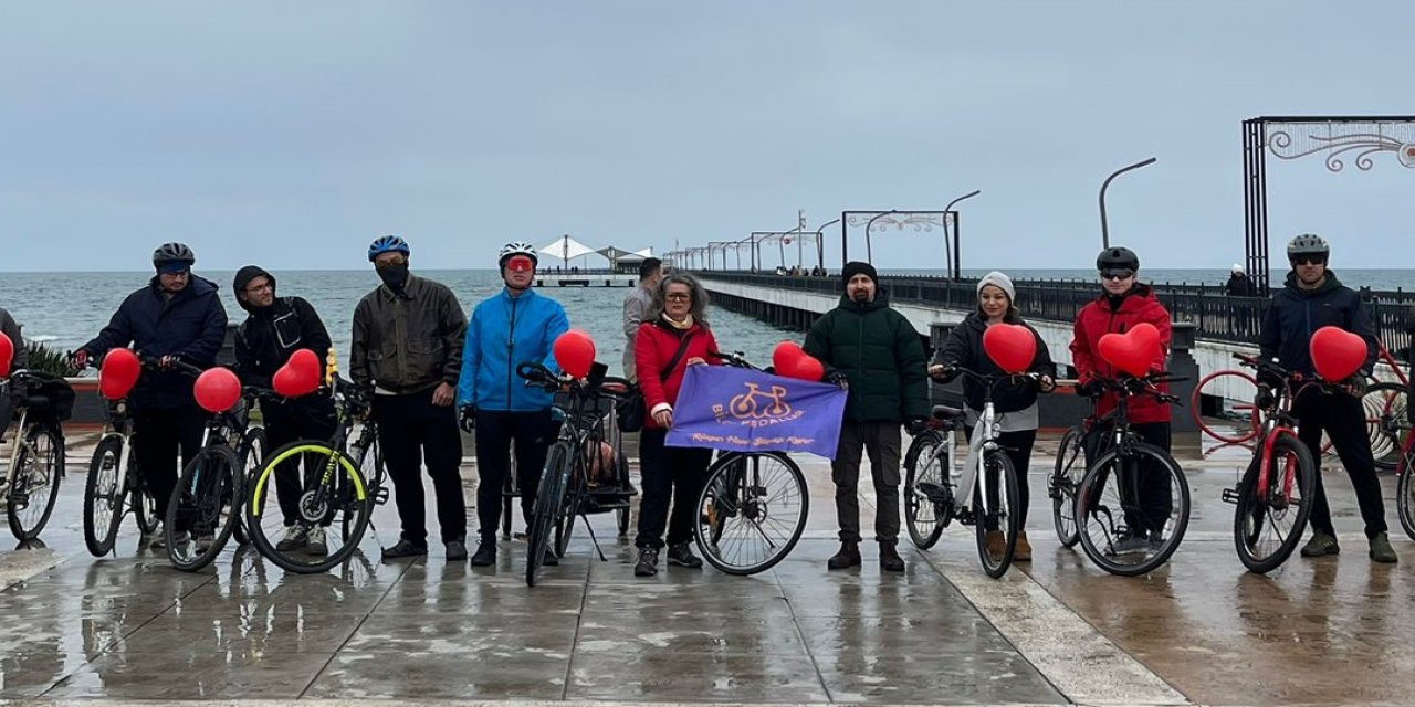 Kalp sağlığı haftasında sağlık için pedal çevirdiler