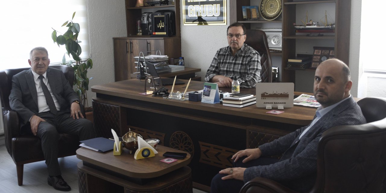 Vakıflar Bölge Müdürü Uysal'dan Adnan Bahadır'a ziyaret