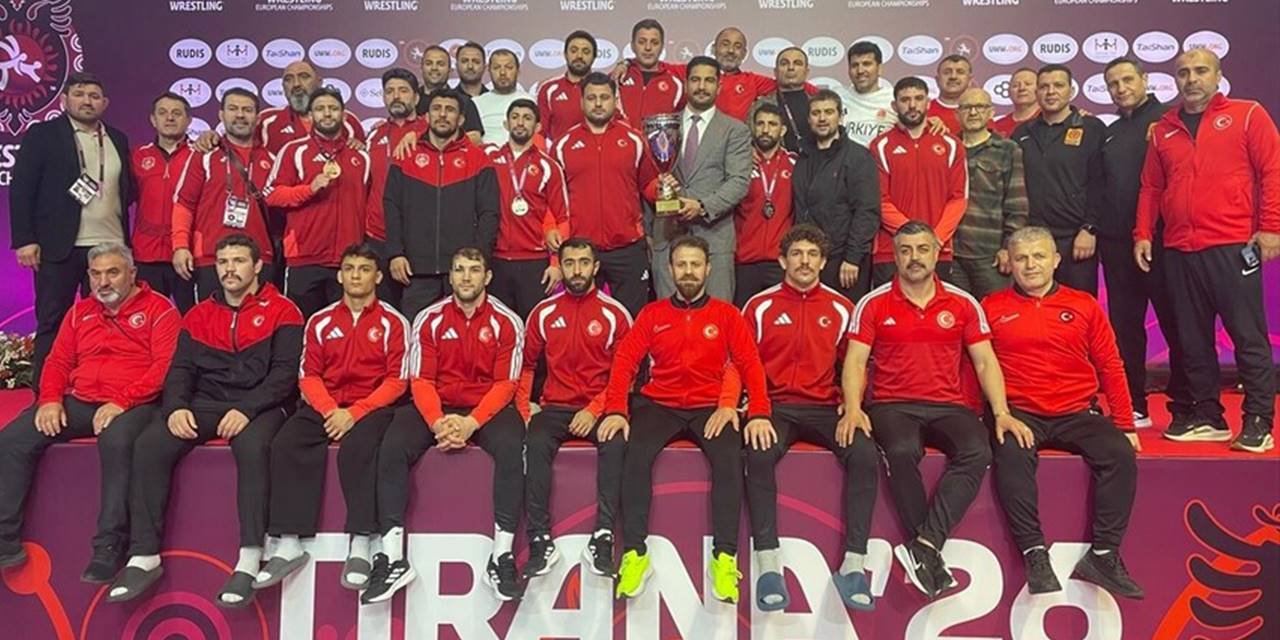 Grekoromen Güreş Milli Takımı Avrupa ikincisi oldu