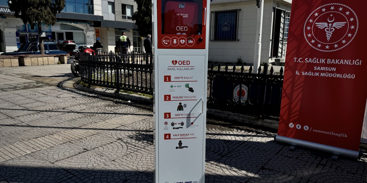 Ani kalp durmalarına karşı üretilen yerli cihaz Samsun'da 3 noktaya konuldu