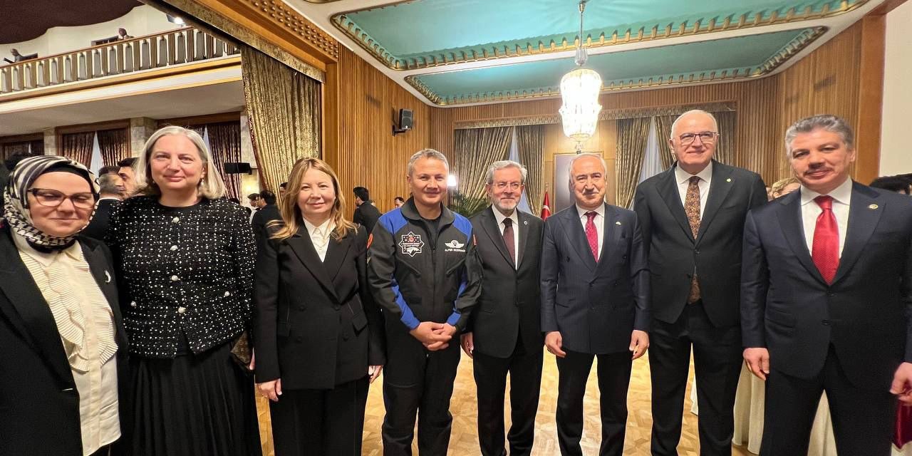 Rektör Aydın TBMM’deki resepsiyona katıldı